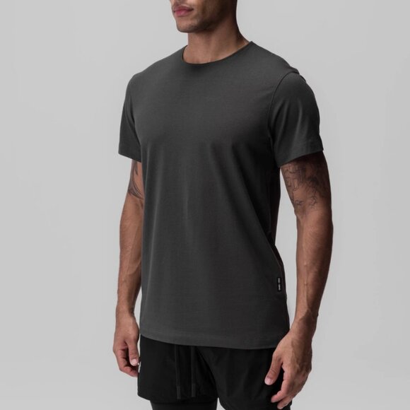 ASRV Space Grey Cottonplus™ Standard Mesh Back Tee - Picture 1 of 5